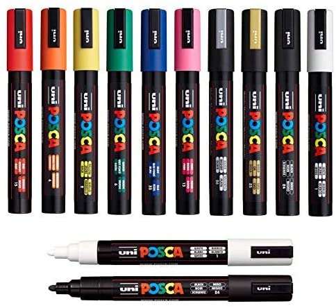 uni posca paint pens