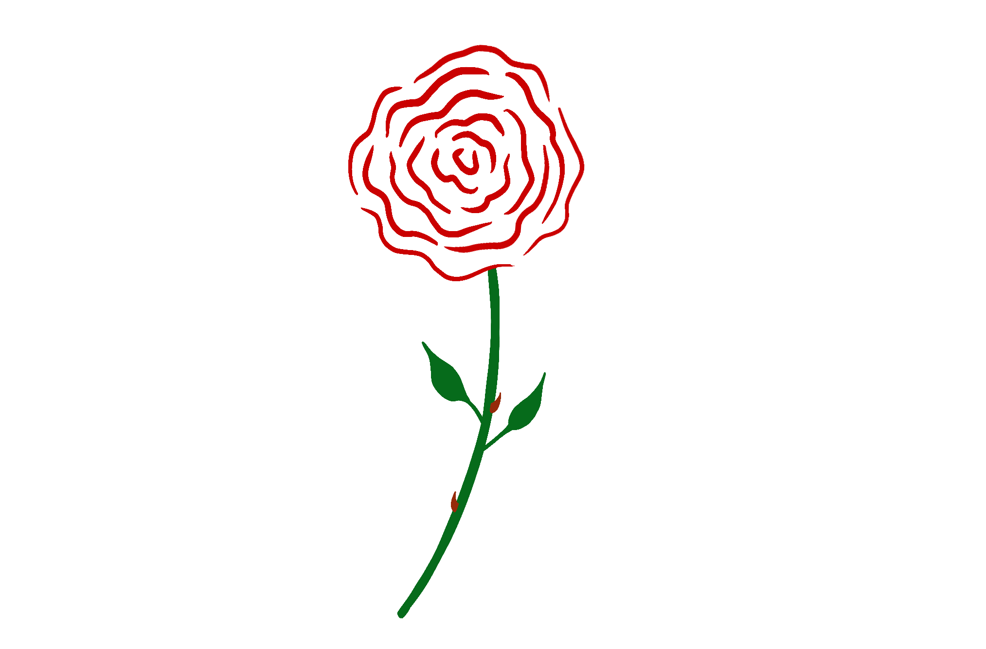 How To Draw a Rose For Kids - Easy Step-By-Step Tutorial