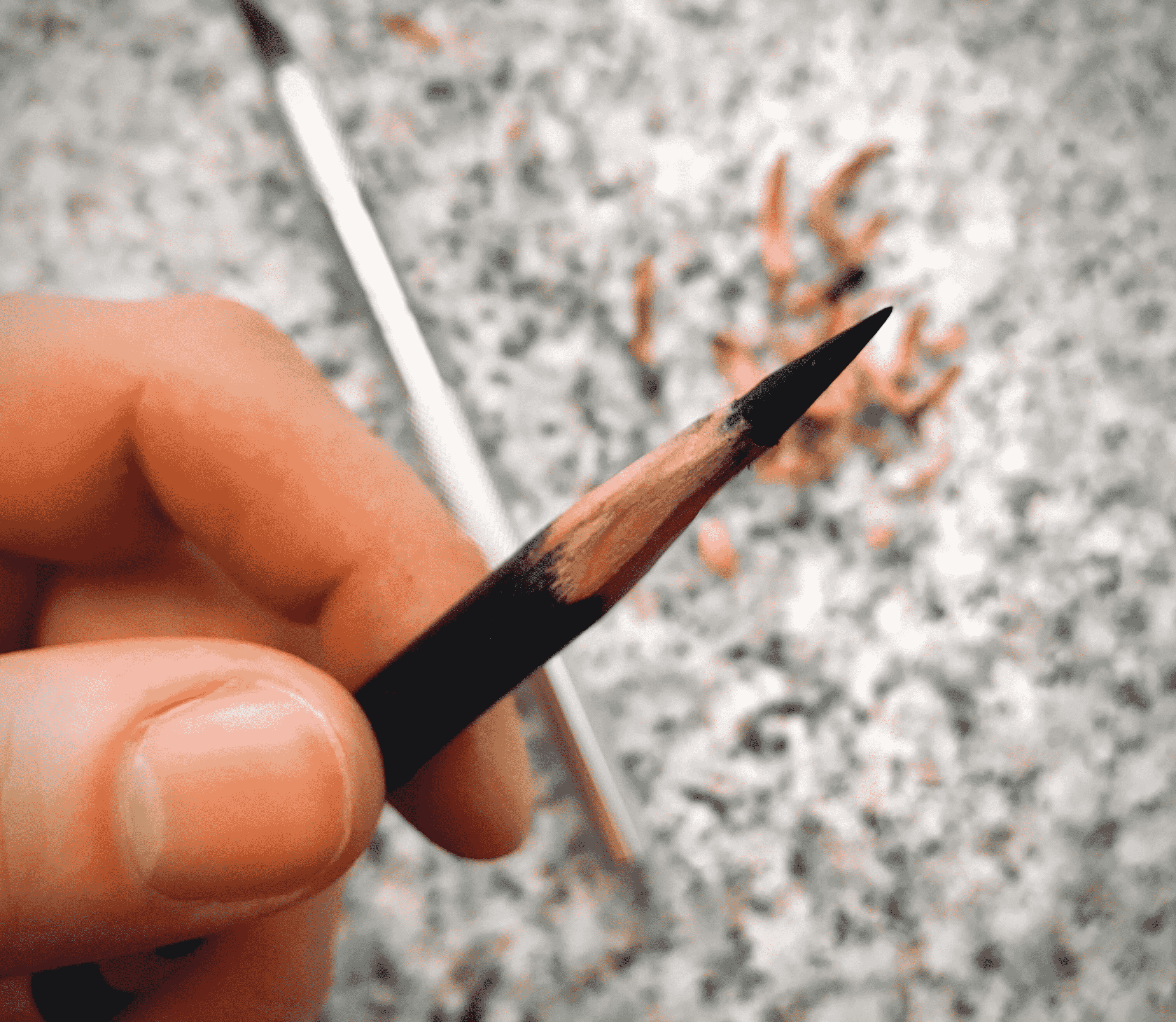can you sharpen charcoal pencils