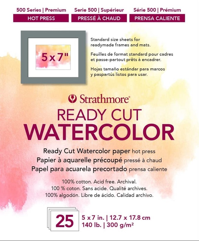 watercolor paper pad strathmore