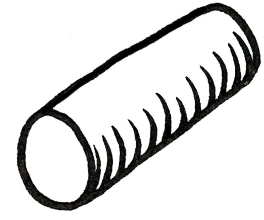 contour hatching cylinder example